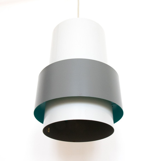 Central industrial pendant light by Jo Hammerborg for Fog & Mørup, 1967