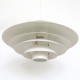 Top-quality classic Danish modern layered pendant lamp by Form-Light