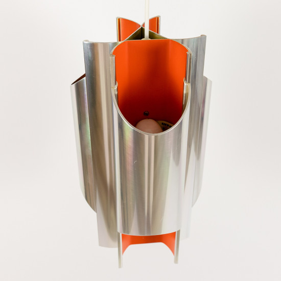 Space-age Danish Pantre art light designed by Bent Karlby for Lyfa, late 1960s