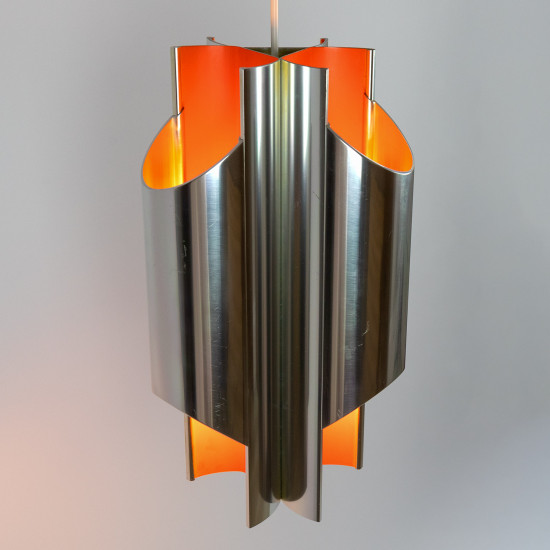 Space-age Danish Pantre art light designed by Bent Karlby for Lyfa, late 1960s