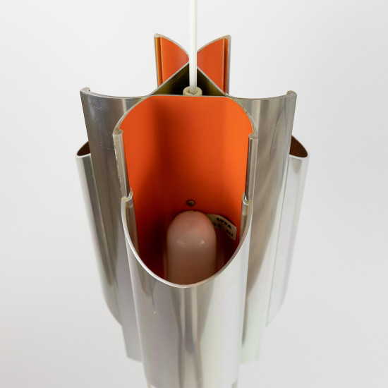 Space-age Danish Pantre art light designed by Bent Karlby for Lyfa, late 1960s