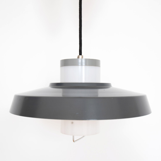 Danish 1950s midcentury modern P528 pendant light by Bent Karlby for Lyfa