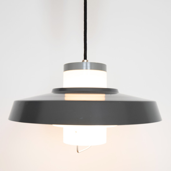 Danish 1950s midcentury modern P528 pendant light by Bent Karlby for Lyfa