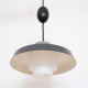 Danish 1950s midcentury modern P528 pendant light by Bent Karlby for Lyfa