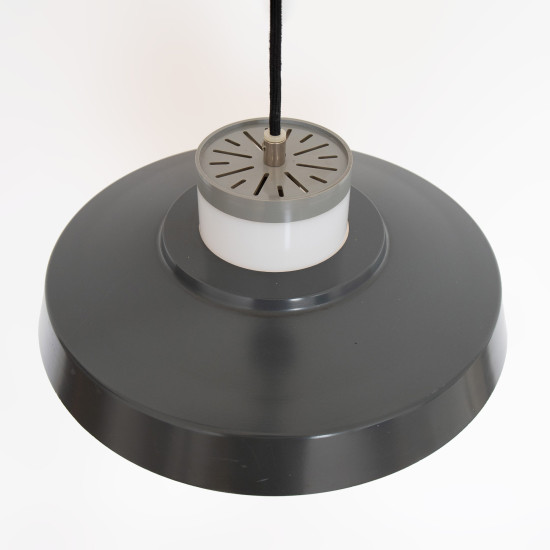 Danish 1950s midcentury modern P528 pendant light by Bent Karlby for Lyfa