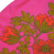 Oval 60s/70s tablecloth huge vibrant flowers