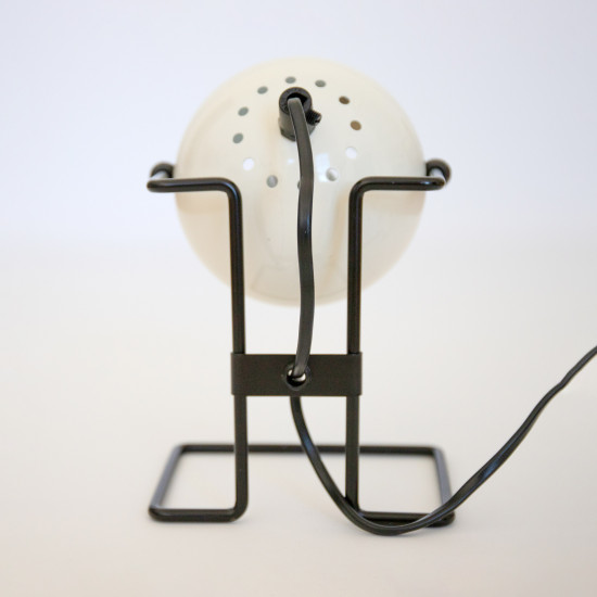 White 1970s Abo Randers Stat Danish ball lamp