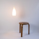 Bang cased glass pendant lamp by Jacob E Bang for Fog & Mørup, 1960s
