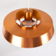 Copper Nova pendant light designed by Jo Hammerborg for Fog & Mørup, early 1960s