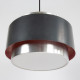 Saturn pendant light in aluminium by Jo Hammerborg for Fog & Morup, 1960s