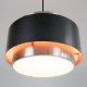 Saturn pendant light in aluminium by Jo Hammerborg for Fog & Morup, 1960s