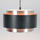 Saturn pendant light in aluminium by Jo Hammerborg for Fog & Morup, 1960s