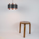 Saturn pendant light in aluminium by Jo Hammerborg for Fog & Morup, 1960s