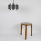 Saturn pendant light in aluminium by Jo Hammerborg for Fog & Morup, 1960s