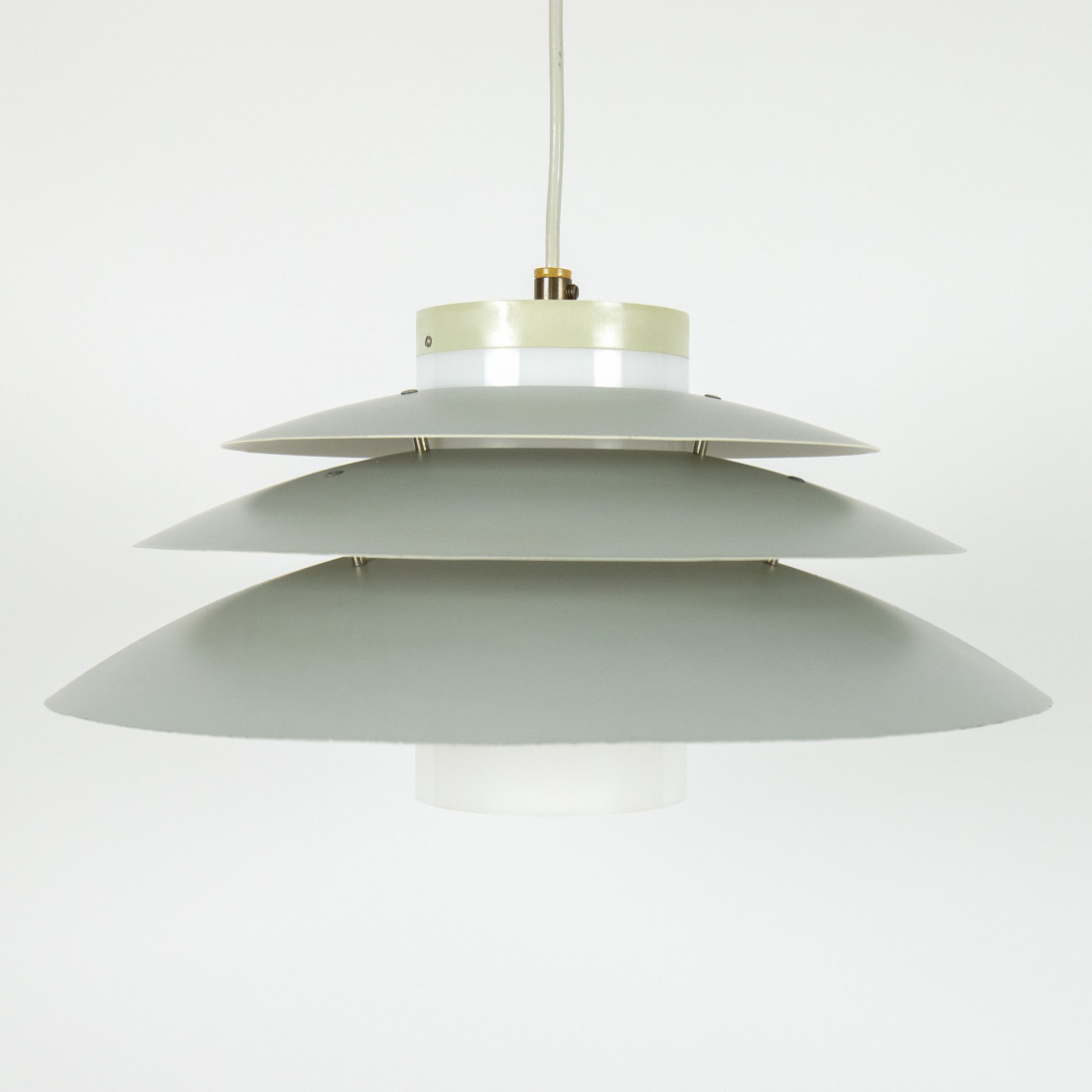 Danish modern Trenta pendant light designed by Bent Karlby for Lyfa, 1960s
