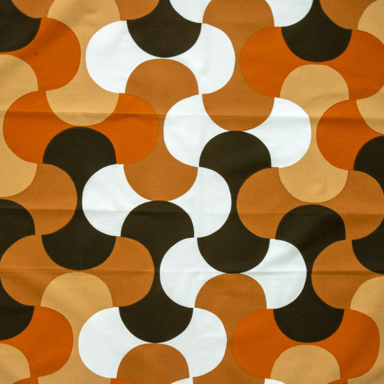 Danish art textile with geometric Puzzle I design by Verner Panton, 1970s