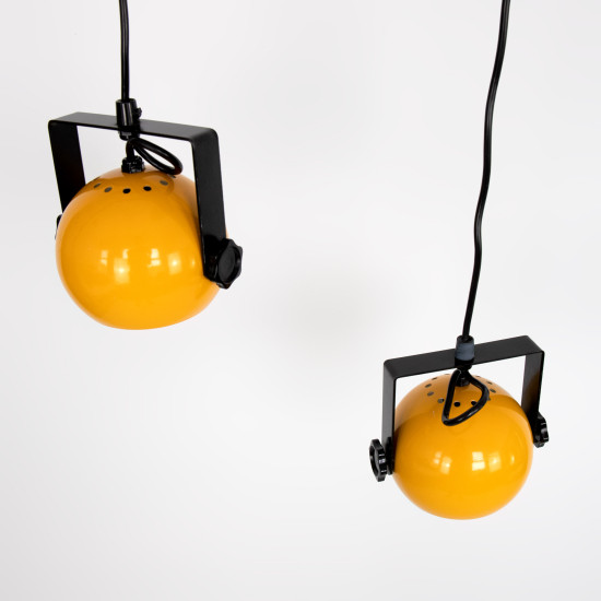 Space-age hanging ball lamps by Abo Randers of Denmark, 1970s