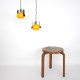 Space-age hanging ball lamps by Abo Randers of Denmark, 1970s