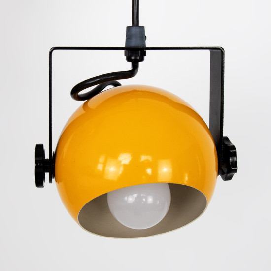 Space-age hanging ball lamps by Abo Randers of Denmark, 1970s