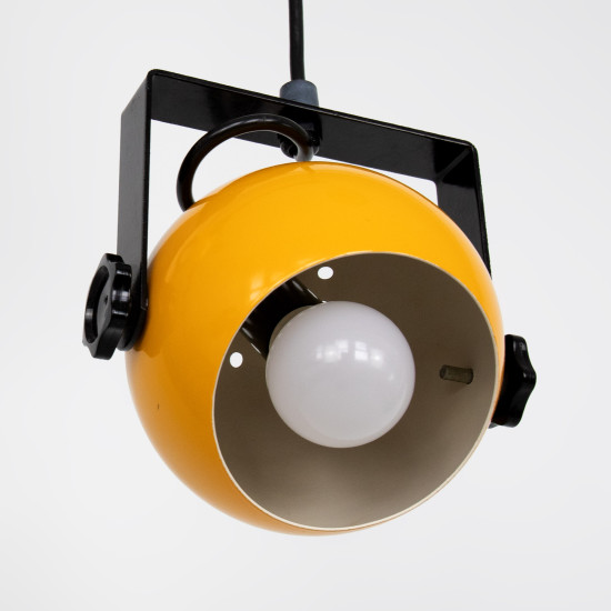 Space-age hanging ball lamps by Abo Randers of Denmark, 1970s