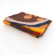 Tampella of Finland Sateensaari red yellow orange rainbow textile 1970s 