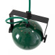 Green space-age hanging ball lamp by Abo Randers of Denmark, 1970s