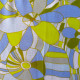 Pair of vintage curtains in acidic candy colours