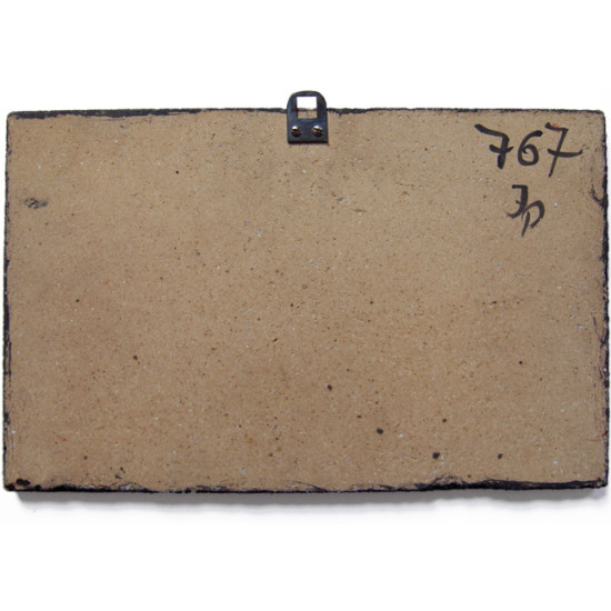 Ruscha COBRA-style enamelled ceramic wall tile