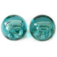 Signed hand-blown Danish art glass spheres