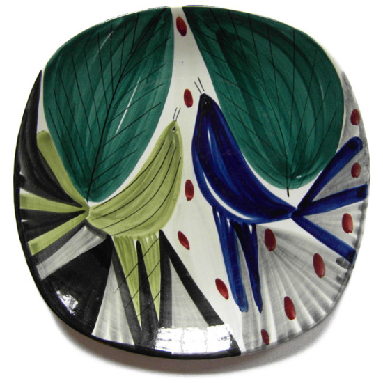 Vintage 1950s Inger Waage bird dish Stavangerflint