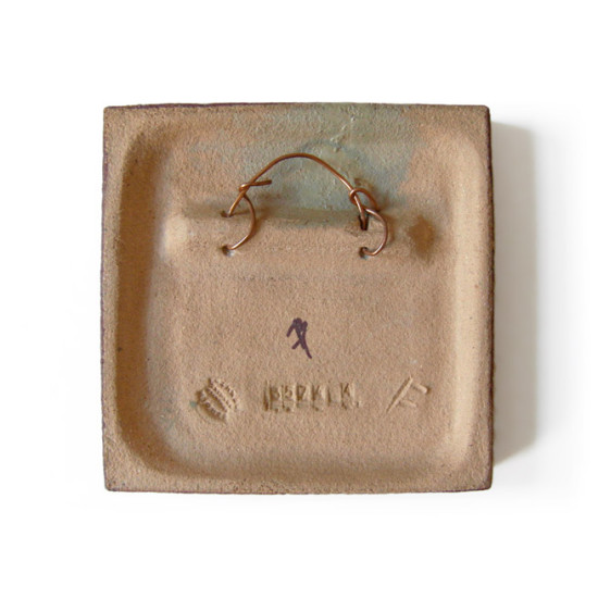 Soholm ceramic bird tile by Noomi Backhausen