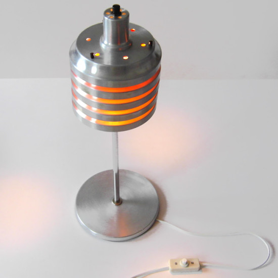 Multi-layered vintage 1960s/70s table lamp