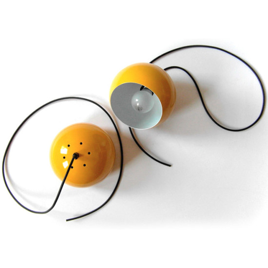 Two Lyskaer Belysning ball pendant lights