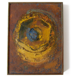 Vintage vortex oil painting by an unknown artist