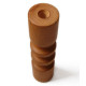 Carnaby-style oak double-ended candleholder