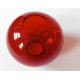Ruby glass candle lamp by Hans-Agne Jakobsson