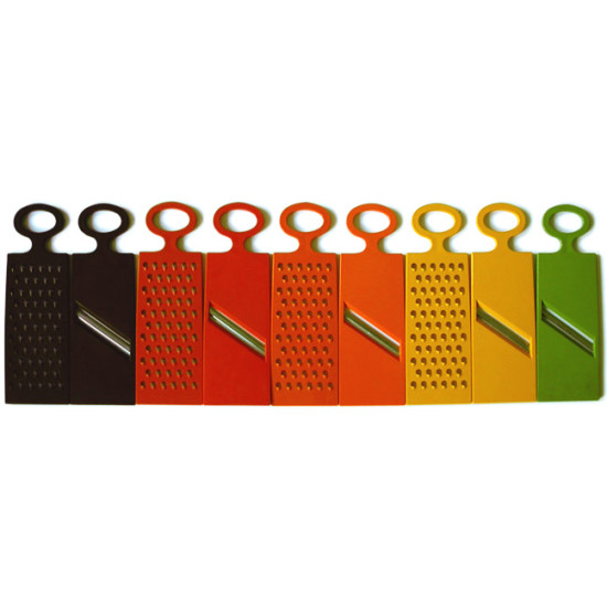 Graters and slicers designed by Bjarne Bo of Denmark