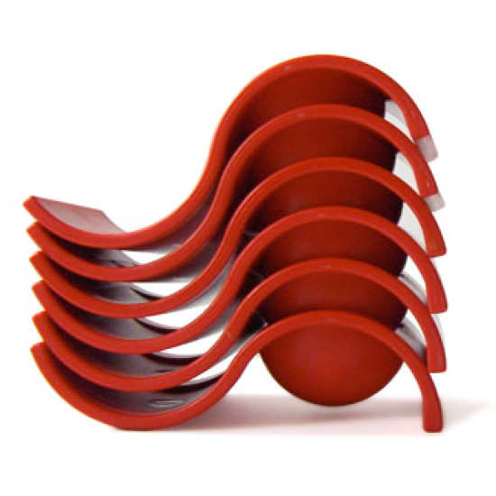 Stackable melamine egg cups by Juka of Denmark