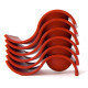 Stackable melamine egg cups by Juka of Denmark