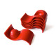 Stackable melamine egg cups by Juka of Denmark