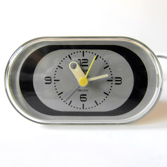 Vintage 1960s/70s Philips electric alarm clock