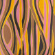 Slinky unused vintage pink and yellow zebra fabric