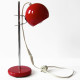 Red bubble retro vintage Danish table lamp