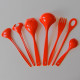 Red vintage Rosti melamine utensils set 1960s/70s