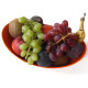 Vintage Rosti orange melamine bread or fruit bowl