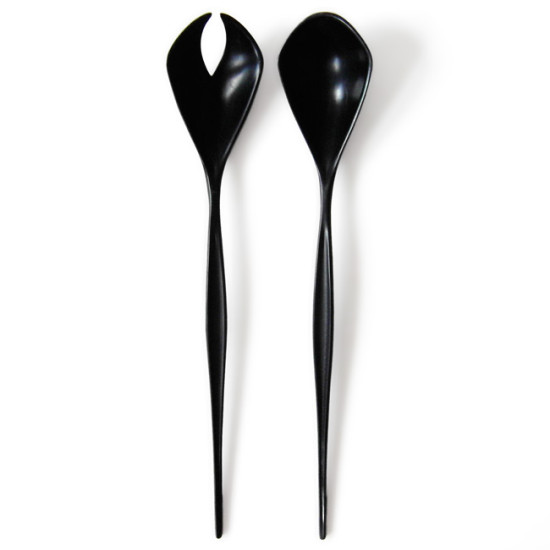 Vintage midcentury modern Kayser salad servers