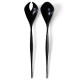 Vintage midcentury modern Kayser salad servers