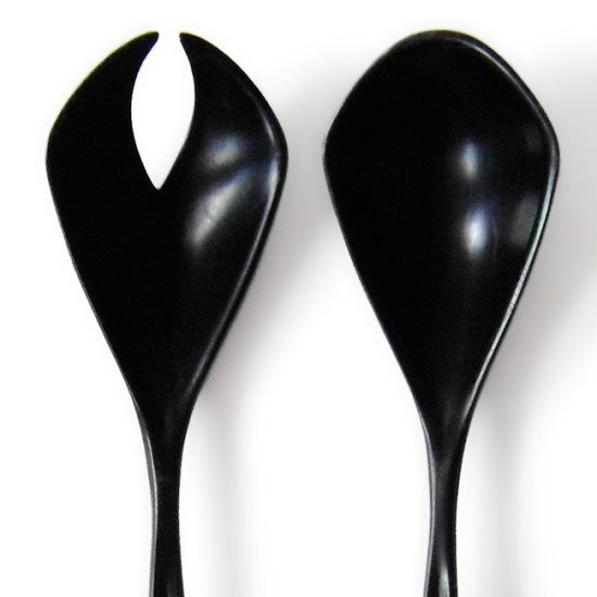 Vintage midcentury modern Kayser salad servers