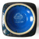 Strehla vintage fat lava dumpy blue cube vase
