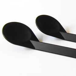 Black Hammarplast Sweden salad servers